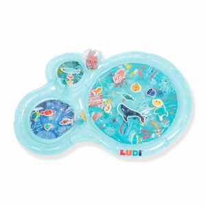 Alfombra sensorial - circuito de agua azul