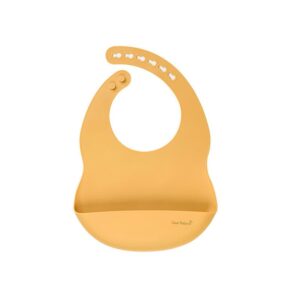 Babero de Silicona Liso Nordic Mostaza