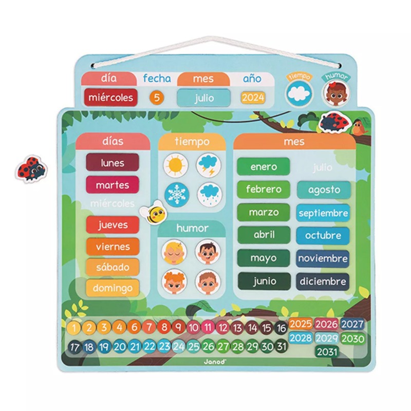 Calendario-Magnetico-Espanol-Janod_1873_1 Calendario Magnético Español - Janod