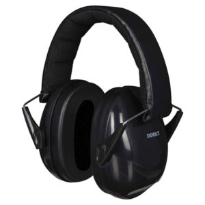 Cascos silenciadores junior negro