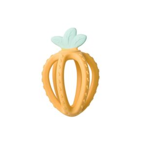 Mordedor Fruta de Silicona Mostaza