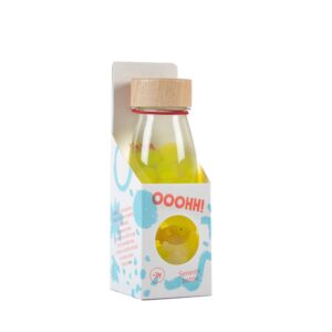 Petit Boum Sound Bottle Pufferfish - amarillo