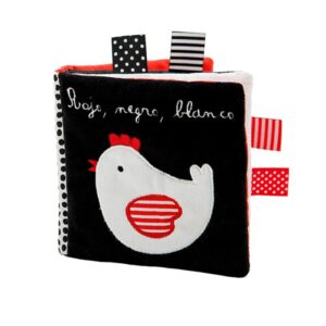 Rojo, negro, blanco. Libro de tela de bebé - Tana Hoban