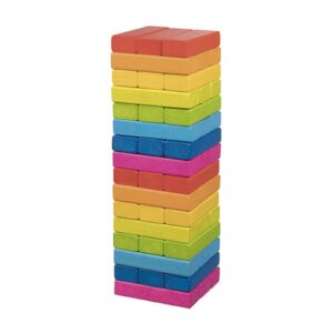 Torre de Equilibrio Arco Iris - Jenga 48 piezas - Goki